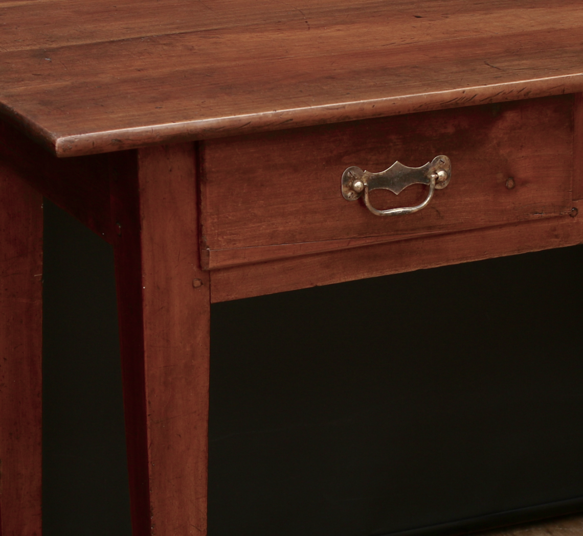 Cherrywood Two Drawer Side Table
